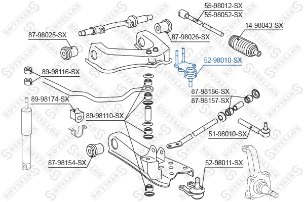Ball Joint (52-98010-SX)