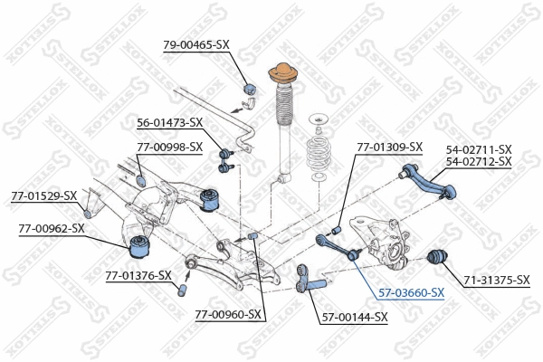 Control/Trailing Arm, wheel suspension