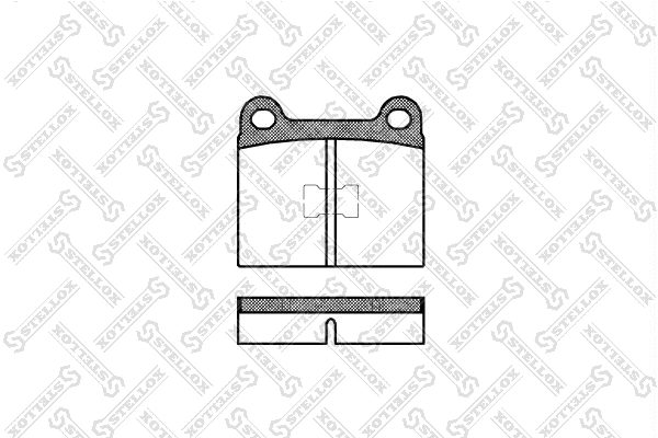 Brake Pad Set, disc brake (028 000-SX)