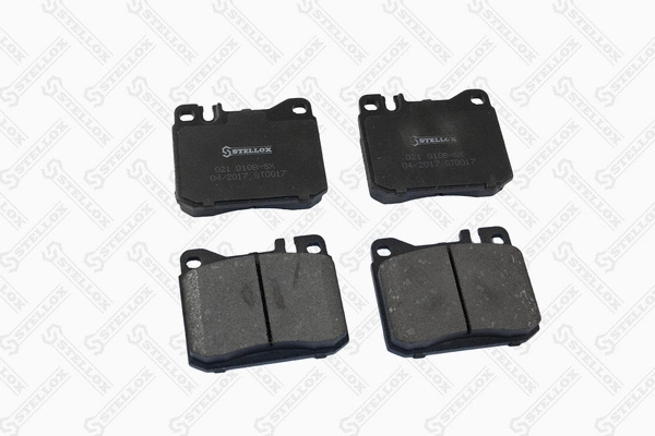 Brake Pad Set, disc brake (021 010B-SX)