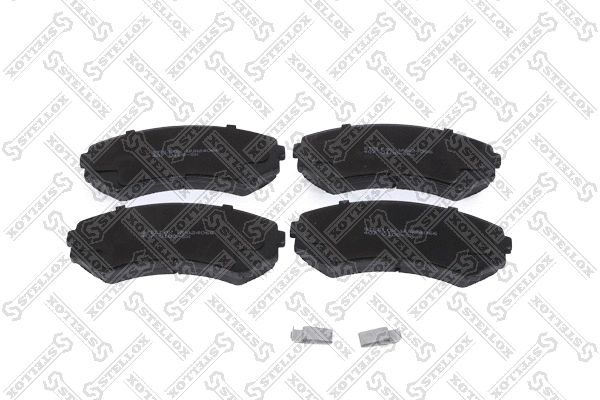 Brake Pad Set, disc brake (407 010B-SX)