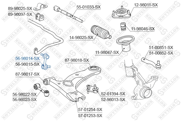 Link/Coupling Rod, stabiliser bar