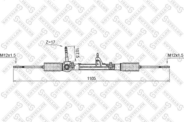 Steering Gear (00-35011-SX)