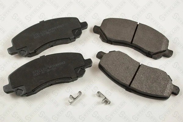 Brake Pad Set, disc brake (000 673B-SX)