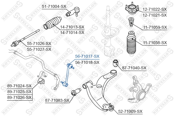 Link/Coupling Rod, stabiliser bar