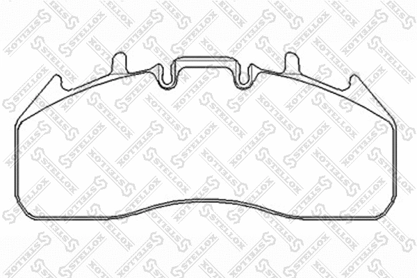 Brake Pad Set, disc brake (85-11432-SX)
