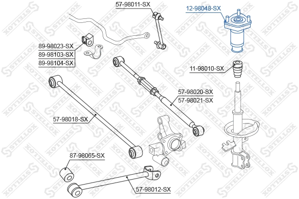 Suspension Strut Support Mount