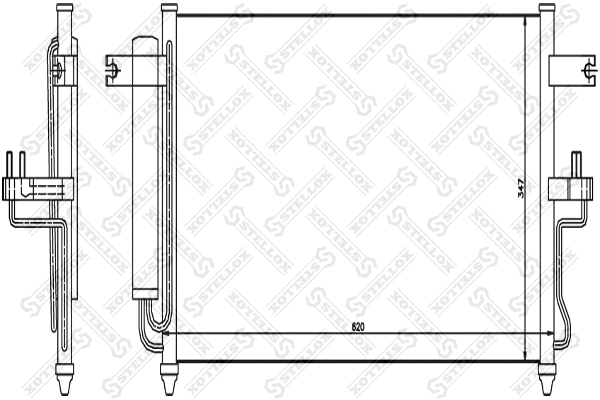 Condenser, air conditioning (10-45099-SX)