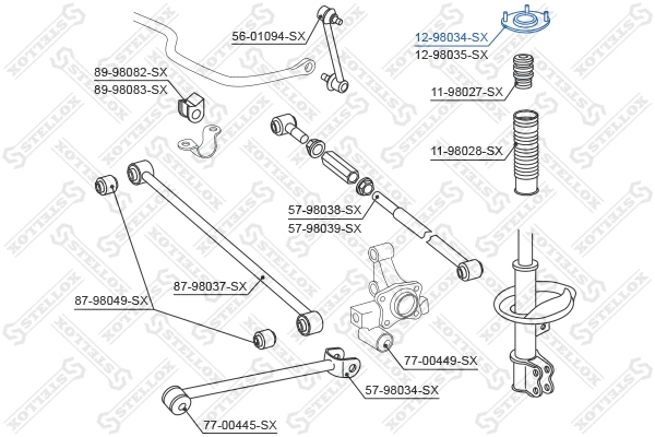 Suspension Strut Support Mount