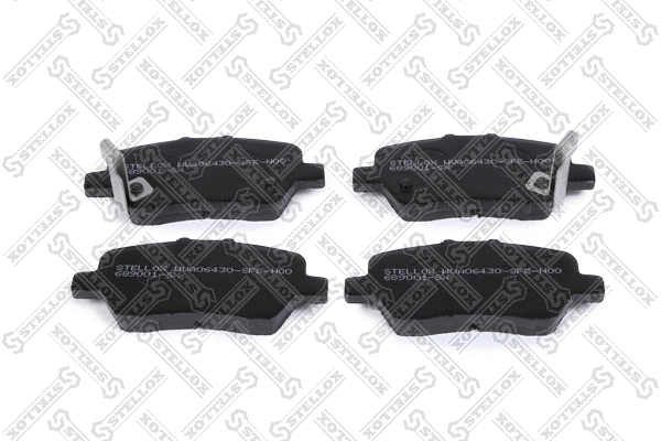 Brake Pad Set, disc brake (689 001-SX)