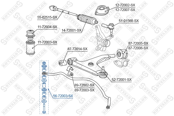 Link/Coupling Rod, stabiliser bar