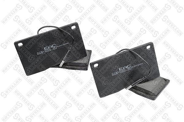 Brake Pad Set, disc brake (055 002-SX)