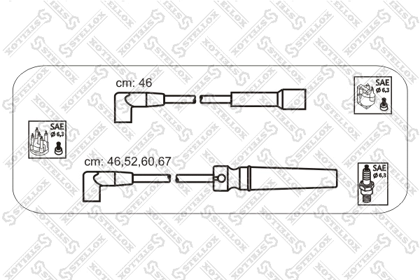 Ignition Cable Kit (10-30043-SX)