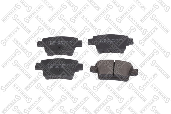 Brake Pad Set, disc brake (1209 000-SX)