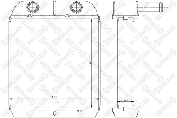 Heat Exchanger, interior heating (10-35099-SX)