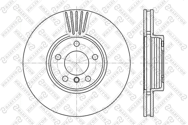 Brake Disc (6020-1547V-SX)
