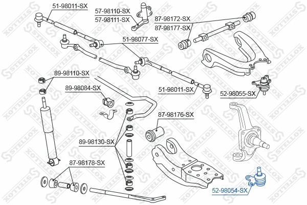 Ball Joint (52-98054-SX)