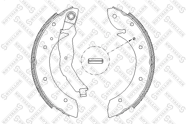 Brake Shoe Set (407 100-SX)