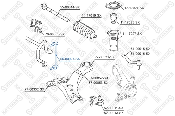 Link/Coupling Rod, stabiliser bar
