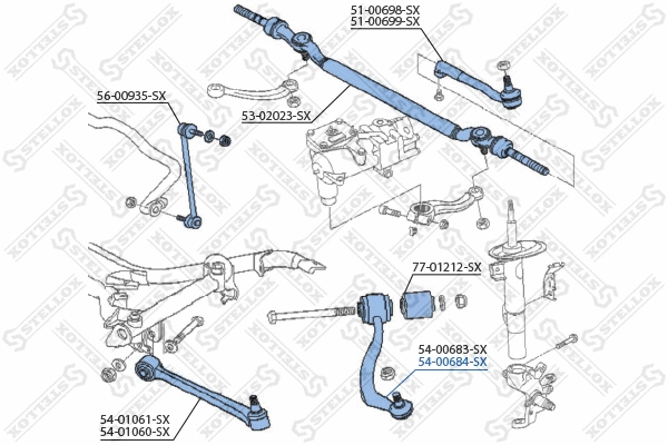 Control/Trailing Arm, wheel suspension
