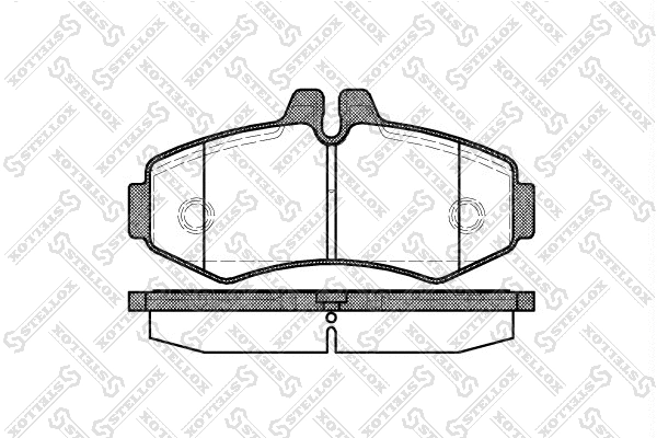 Brake Pad Set, disc brake (712 000L-SX)