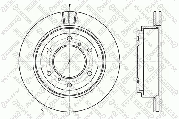 Brake Disc (6020-3041V-SX)