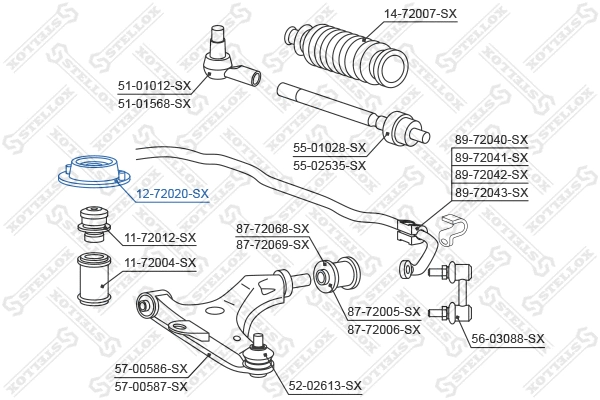 Suspension Strut Support Mount