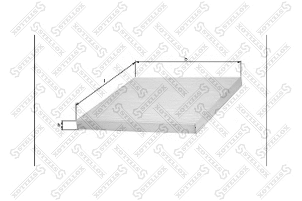 Filter, cabin air (71-10001-SX)