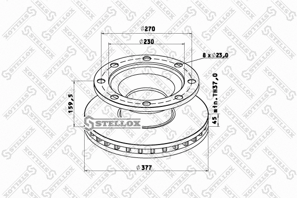 Brake Disc (85-00804-SX)
