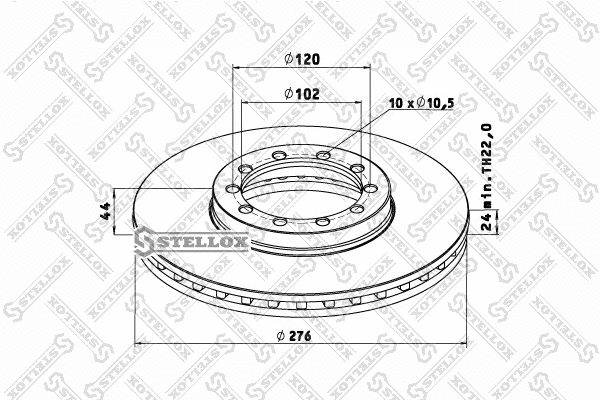 Brake Disc (85-00796-SX)