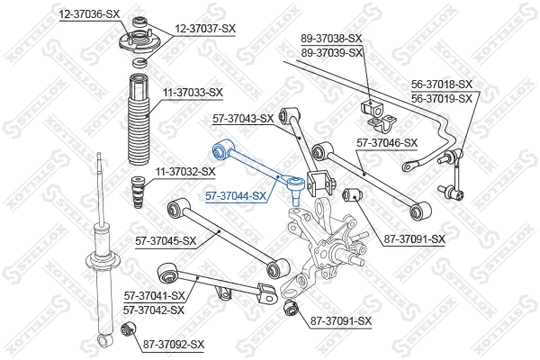 Control/Trailing Arm, wheel suspension
