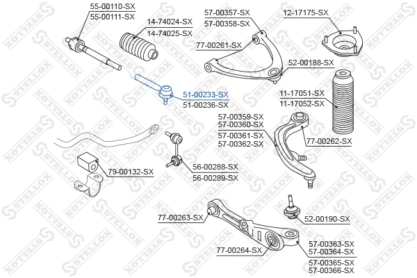 Tie Rod End (51-00233-SX)