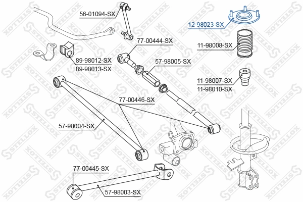 Suspension Strut Support Mount