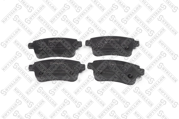 Brake Pad Set, disc brake (000 044-SX)