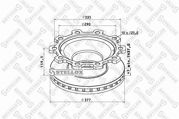 Brake Disc (85-00805-SX)