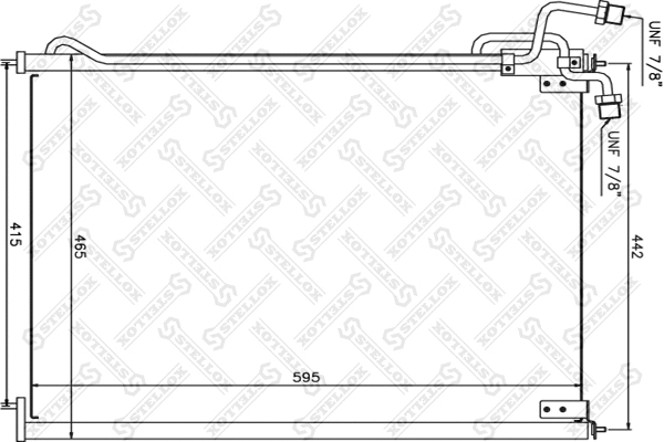 Condenser, air conditioning (87-39110-SX)
