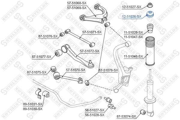 Suspension Strut Support Mount