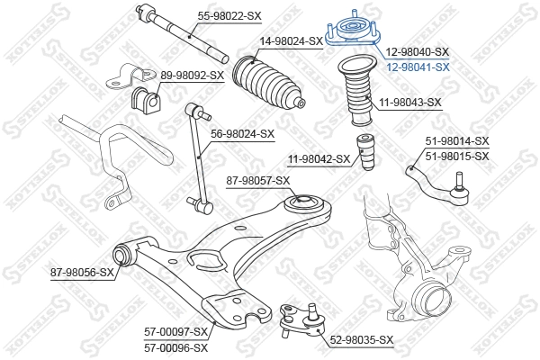 Suspension Strut Support Mount