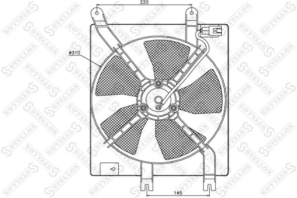Fan, engine cooling (29-99252-SX)