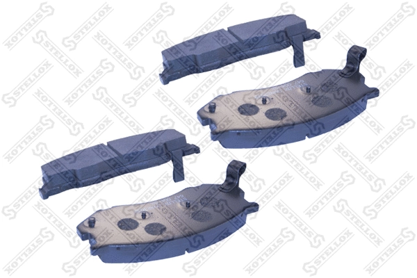Brake Pad Set, disc brake (647 004-SX)