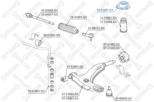 Suspension Strut Support Mount