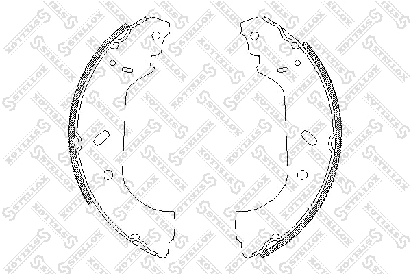 Brake Shoe Set (428 100-SX)