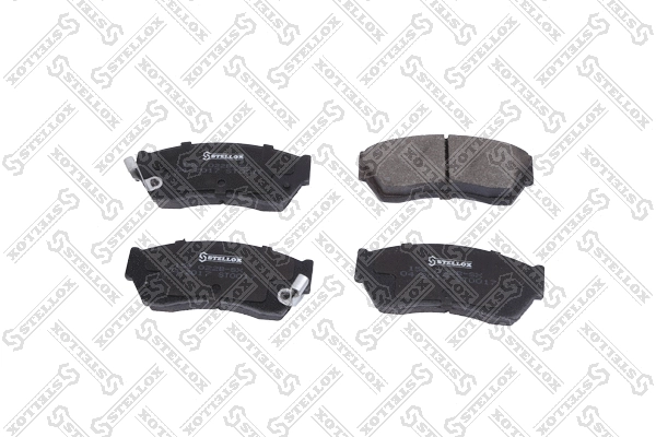 Brake Pad Set, disc brake (158 022B-SX)
