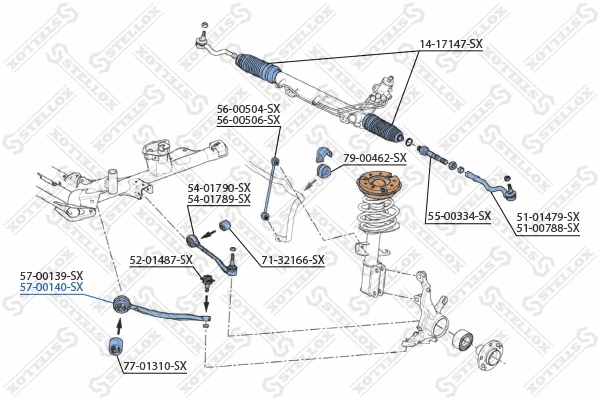 Control/Trailing Arm, wheel suspension