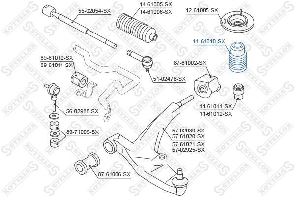 Protective Cap/Bellow, shock absorber