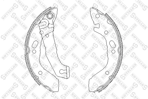Brake Shoe Set (412 100-SX)