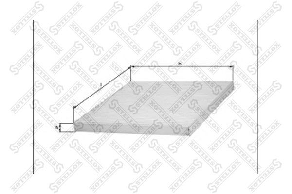 Filter, cabin air (71-10052-SX)