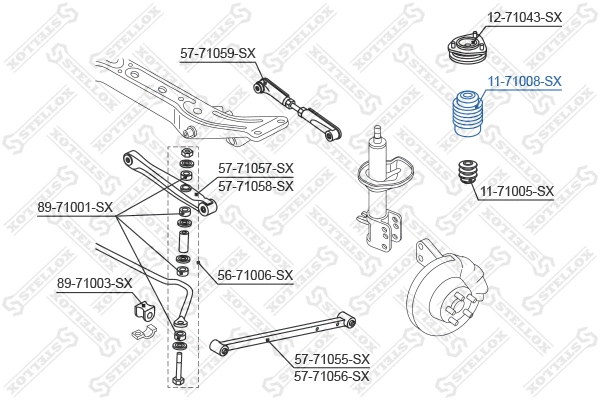 Protective Cap/Bellow, shock absorber