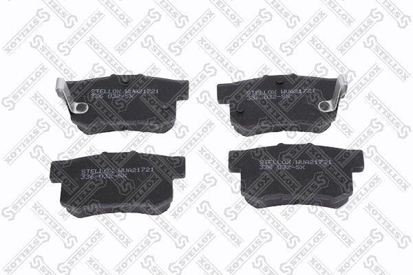 Brake Pad Set, disc brake (336 032-SX)