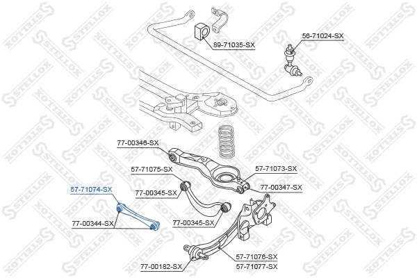 Rod/Strut, wheel suspension